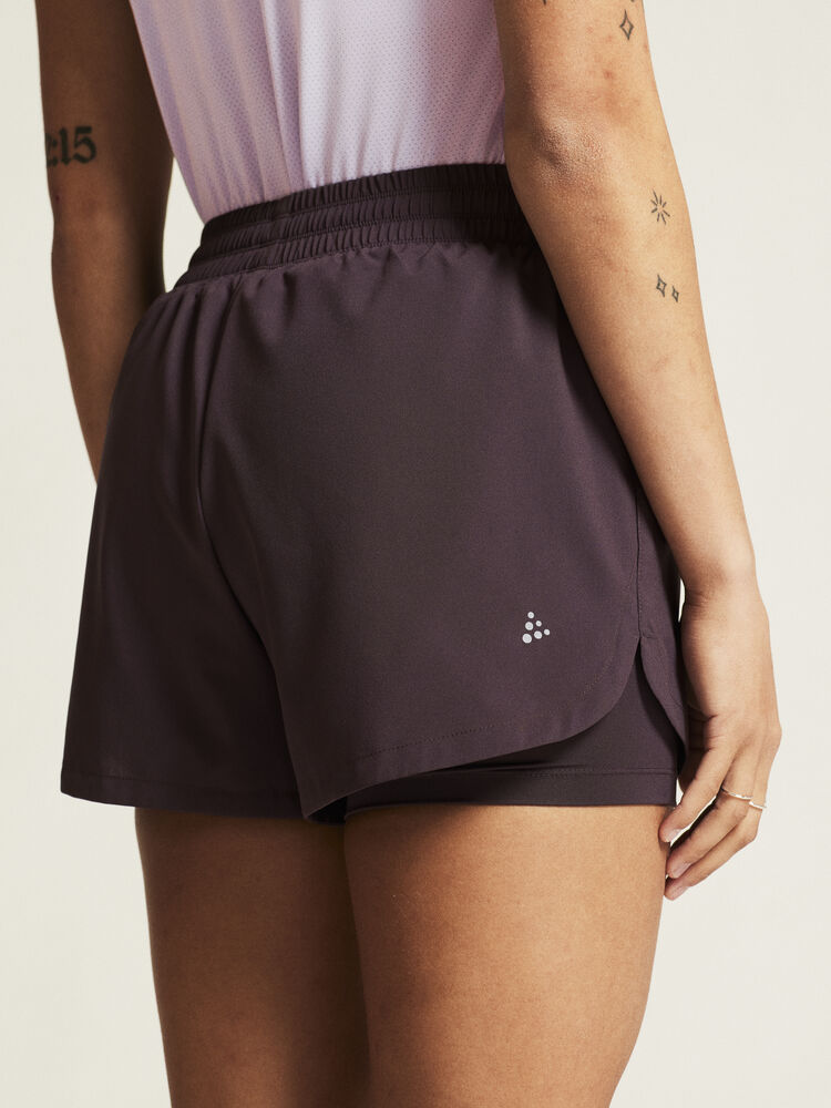 Craft ADV Essence 2-In-1 Shorts 2 W - Dk Plum (retail) [499000] / XS