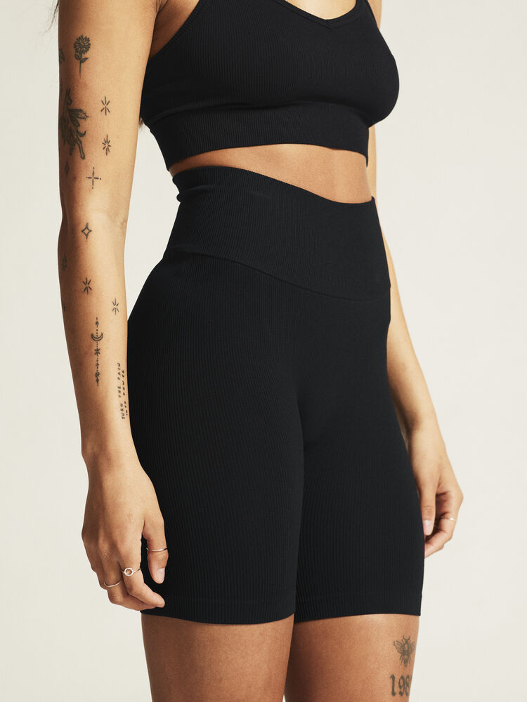 Craft Collective Rib Short Tights W - Black AW25 [999000] / L/XL