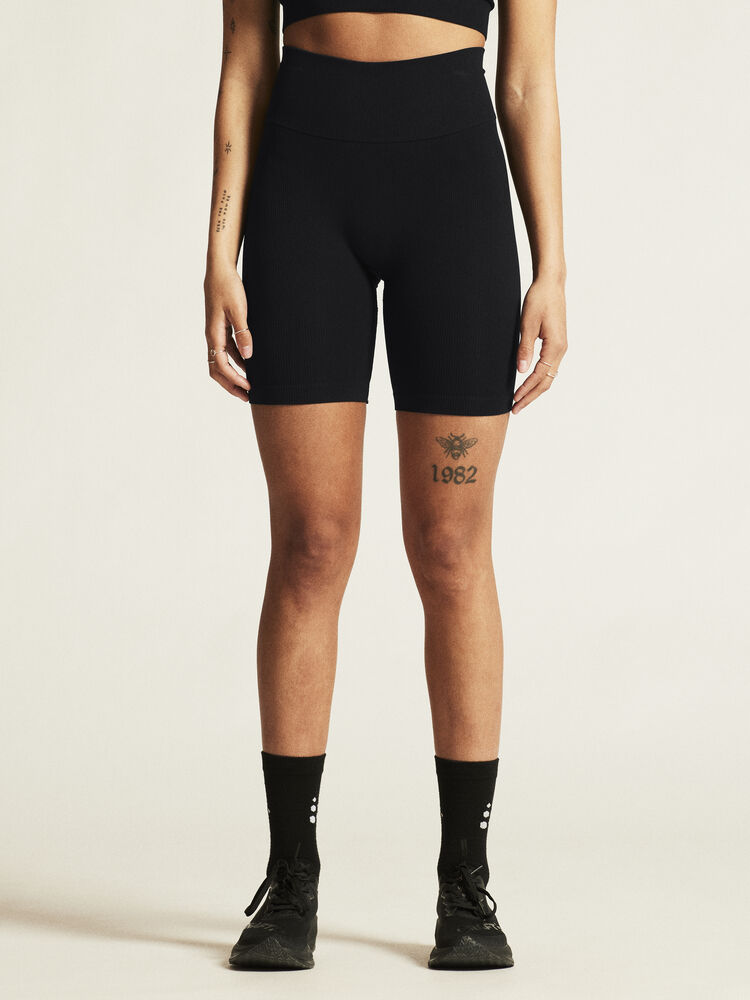 Craft Collective Rib Short Tights W - Black AW25 [999000] / L/XL