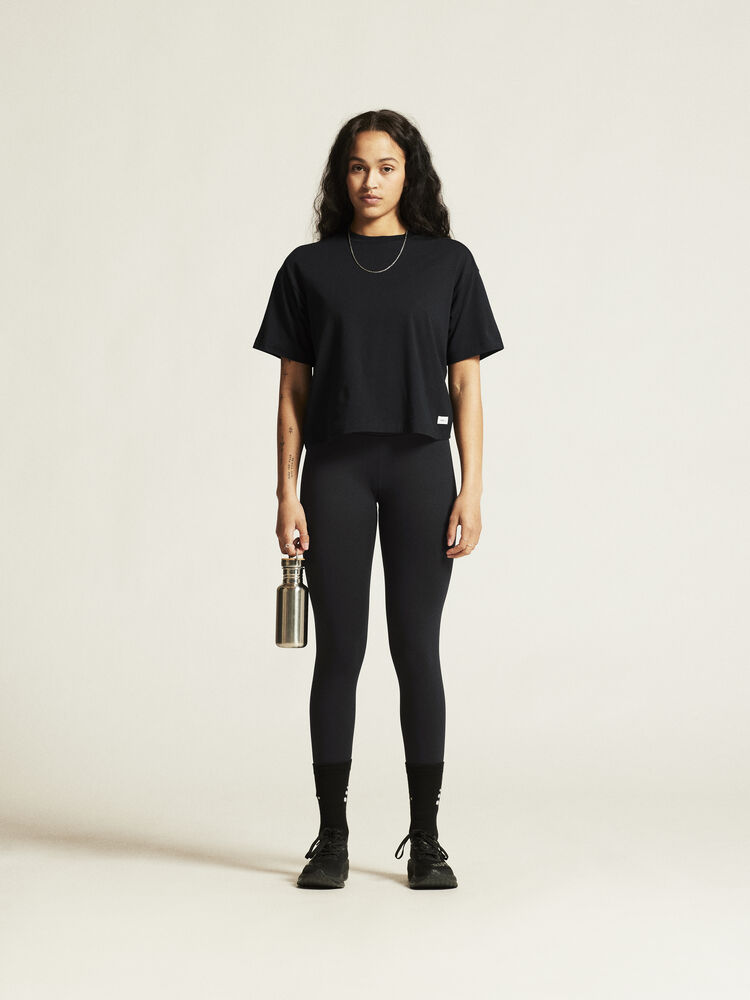 Craft Collective Relaxed Ss Tee W - Black AW25 [999000] / XS