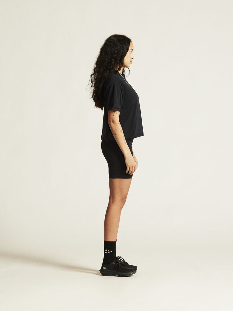 Craft Collective Relaxed Ss Tee W - Black AW25 [999000] / XS