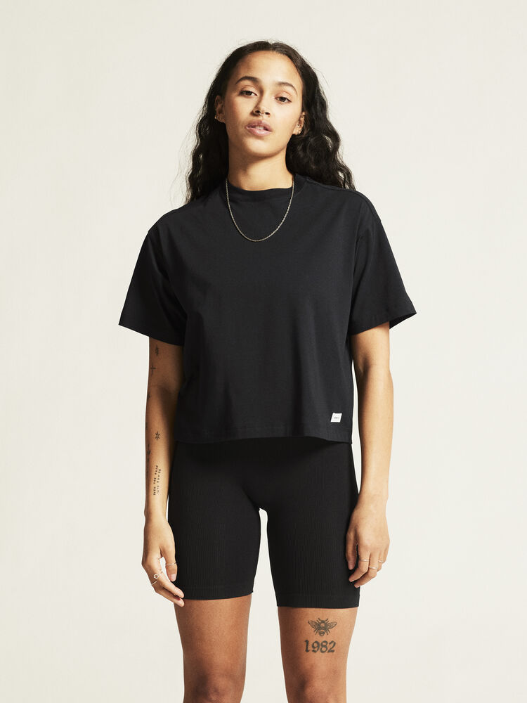 Craft Collective Relaxed Ss Tee W - Black AW25 [999000] / XS