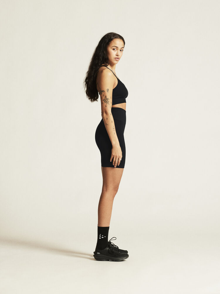 Craft Collective Rib Short Tights W - Black AW25 [999000] / L/XL