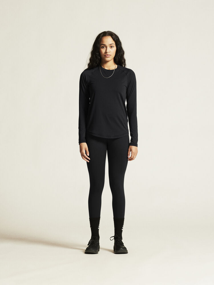 Craft Collective Ls Tee W - Black AW25 [999000] / XS