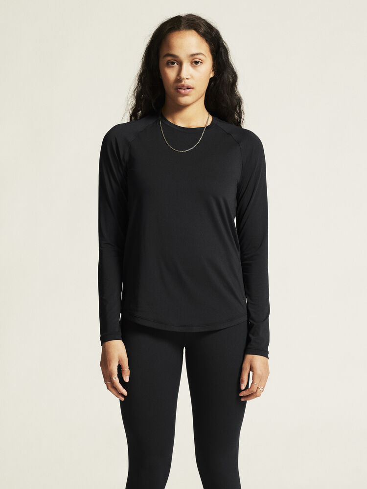 Craft Collective Ls Tee W - Black AW25 [999000] / XS