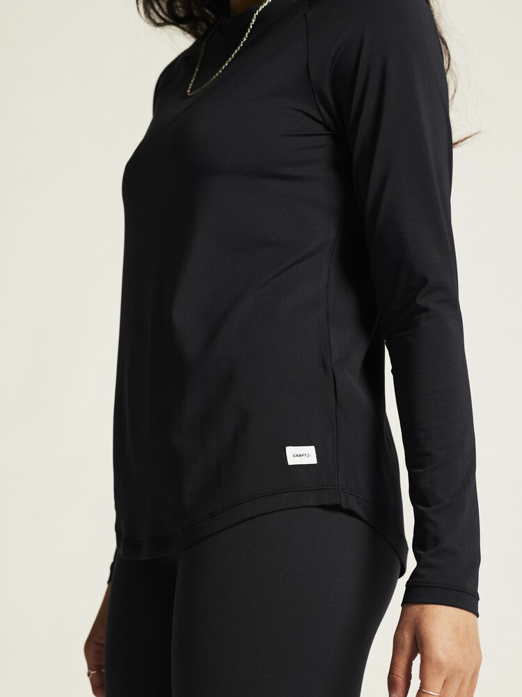 Craft Collective Ls Tee W - Black AW25 [999000] / XS