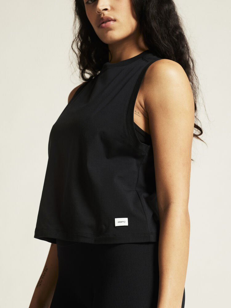 Craft Collective Relaxed Sl Tee W - Black AW25 [999000] / XS
