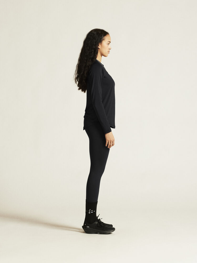 Craft Collective Ls Tee W - Black AW25 [999000] / XS