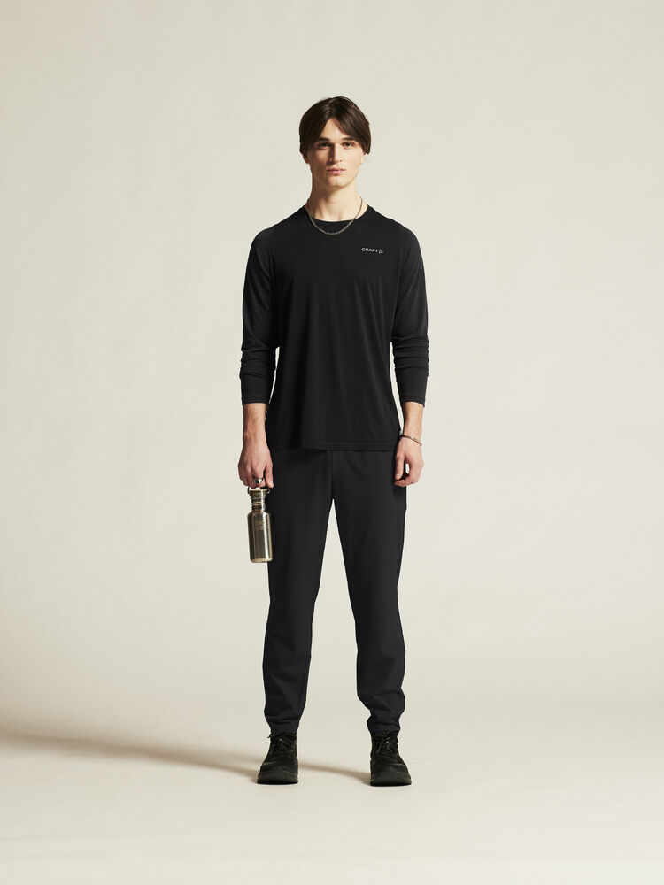 Craft Collective Bi-Blend Ls Tee M - Black AW25 [999000] / XS