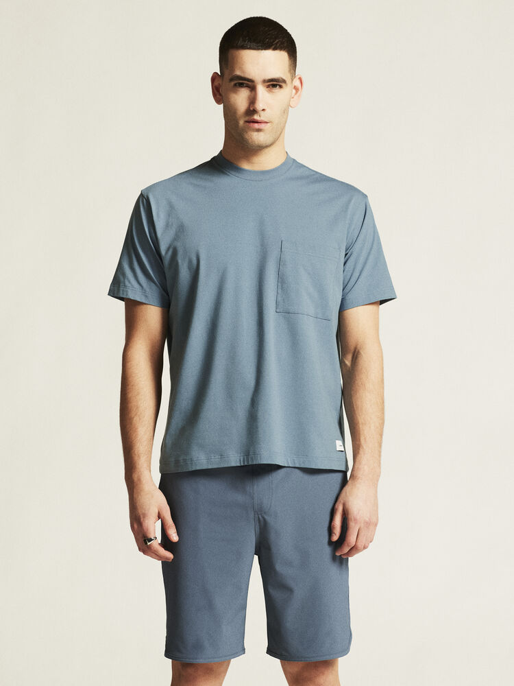 Craft Collective Relaxed Ss Tee M - River [363000] / XS