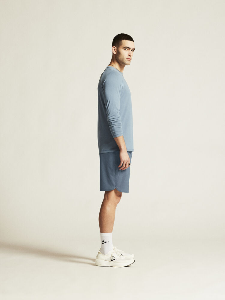 Craft Collective Bi-Blend Ls Tee M - River [363000] / XS