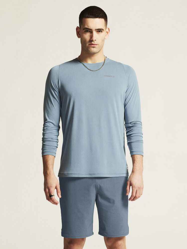 Craft Collective Bi-Blend Ls Tee M - River [363000] / XS
