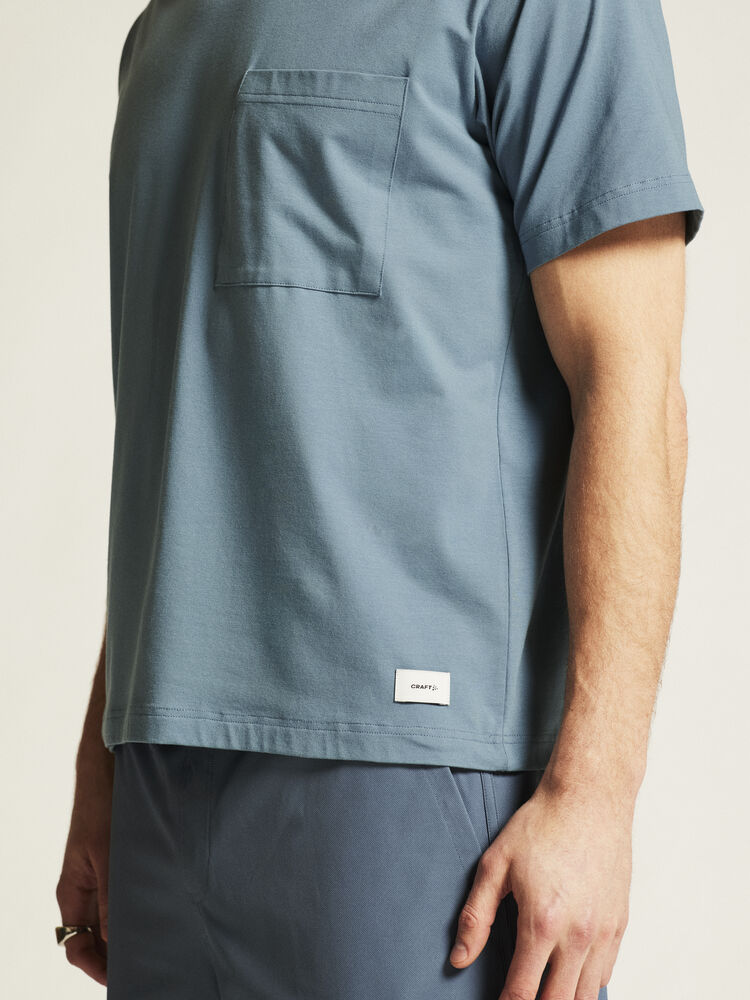 Craft Collective Relaxed Ss Tee M - River [363000] / XS