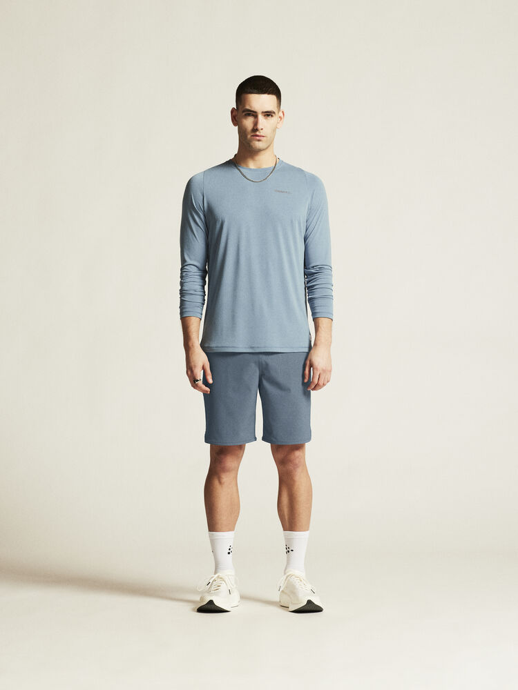 Craft Collective Bi-Blend Ls Tee M - River [363000] / XS