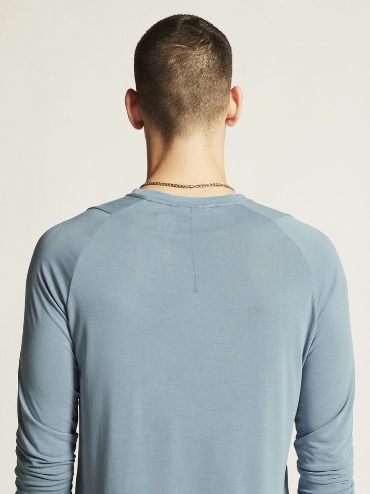 Craft Collective Bi-Blend Ls Tee M - River [363000] / XS