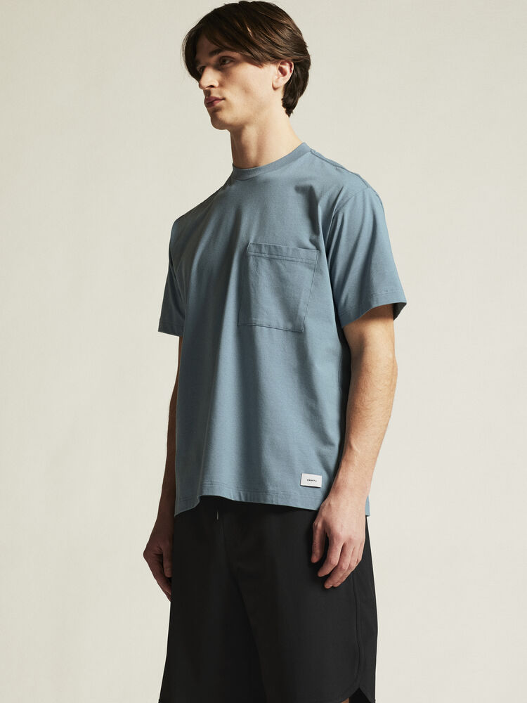 Craft Collective Relaxed Ss Tee M - River [363000] / XS