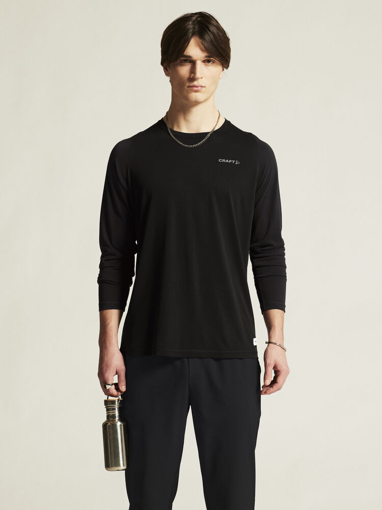 Craft Collective Bi-Blend Ls Tee M - Black AW25 [999000] / XS