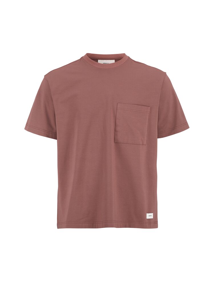 Collective Relaxed SS Tee M från Craft i Rose brown