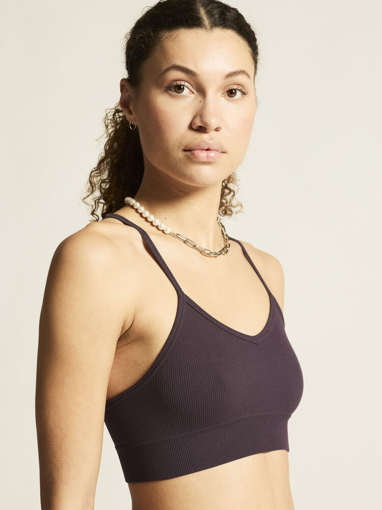 Craft Collective Rib Strap Sports Bra W - Dk Plum (retail) [499000] / L/XL