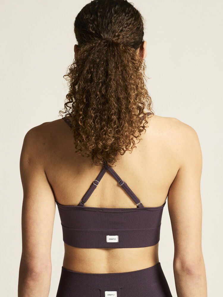 Craft Collective Rib Strap Sports Bra W - Dk Plum (retail) [499000] / L/XL
