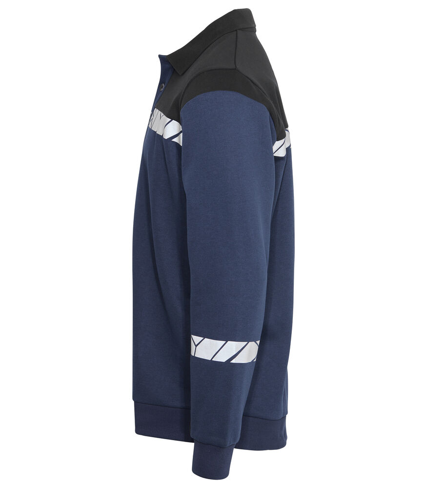 Projob 7100 POLO SWEATSHIRT
7100 POLO SWEATSHIRT 9910-VIZ - Navy/Black [5899] / XS