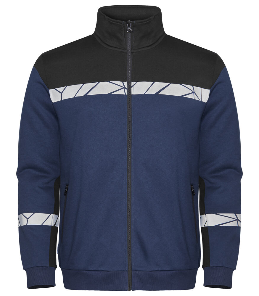Projob 7103 SWEATSHIRT FULL ZIP
7103 SWEATSHIRT FULL ZIP 9910-VIZ - Navy/Black [5899] / XS