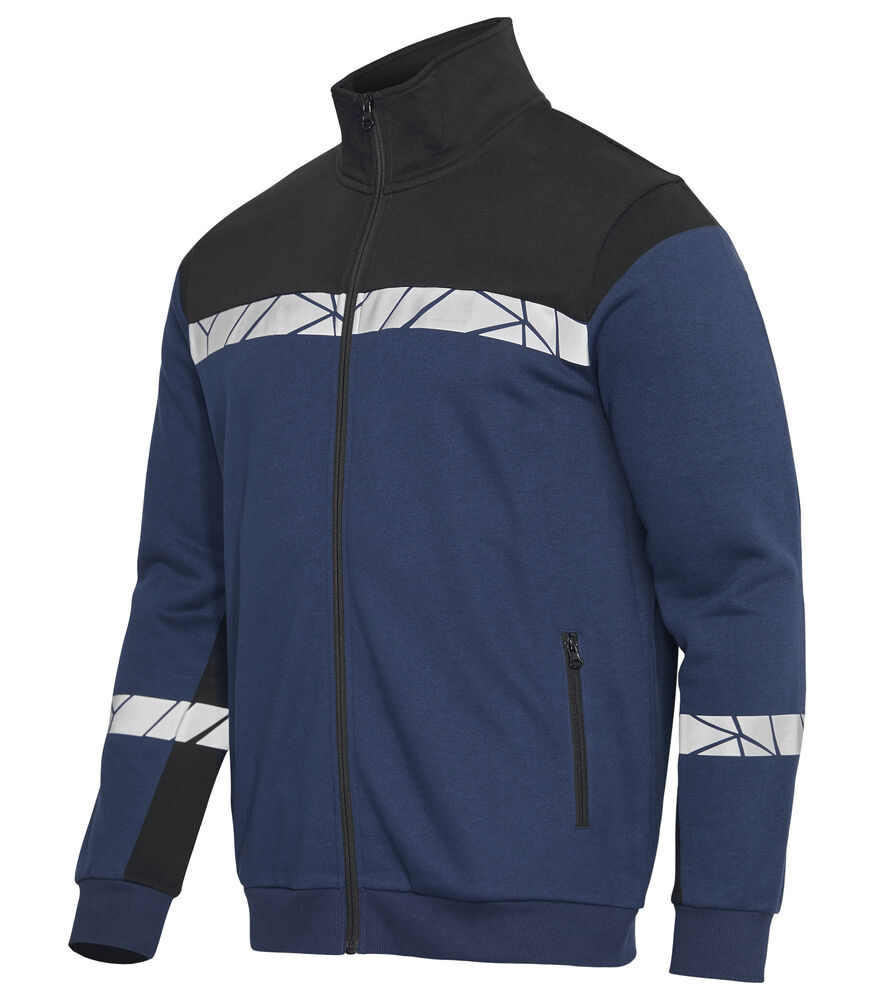Projob 7103 SWEATSHIRT FULL ZIP
7103 SWEATSHIRT FULL ZIP 9910-VIZ - Navy/Black [5899] / XS