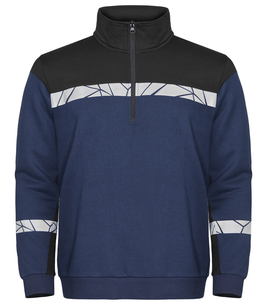 Projob 7102 SWEATSHIRT 1/2 ZIP
7102 SWEATSHIRT 1/2 ZIP 9910-VIZ - Navy/Black [5899] / XS