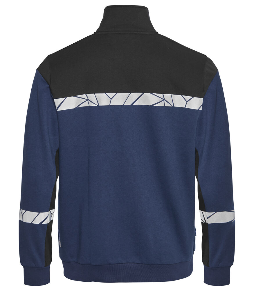 Projob 7103 SWEATSHIRT FULL ZIP
7103 SWEATSHIRT FULL ZIP 9910-VIZ - Navy/Black [5899] / XS