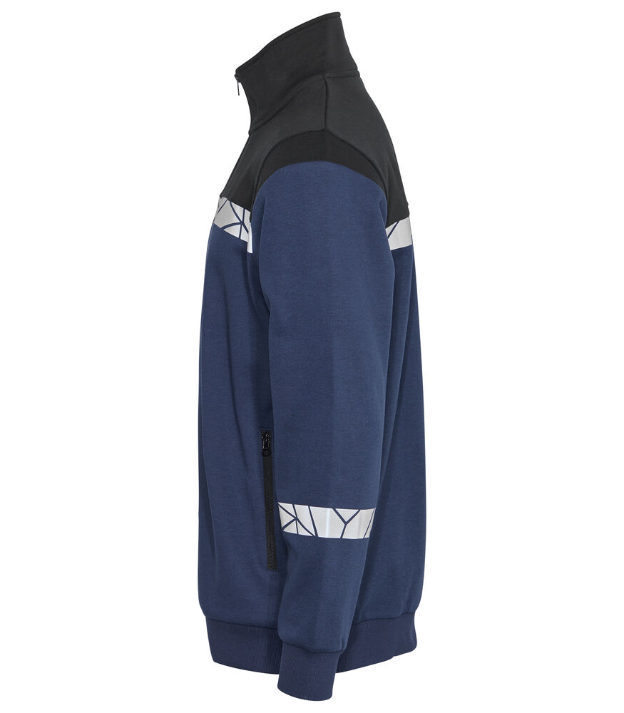 Projob 7103 SWEATSHIRT FULL ZIP
7103 SWEATSHIRT FULL ZIP 9910-VIZ - Navy/Black [5899] / XS