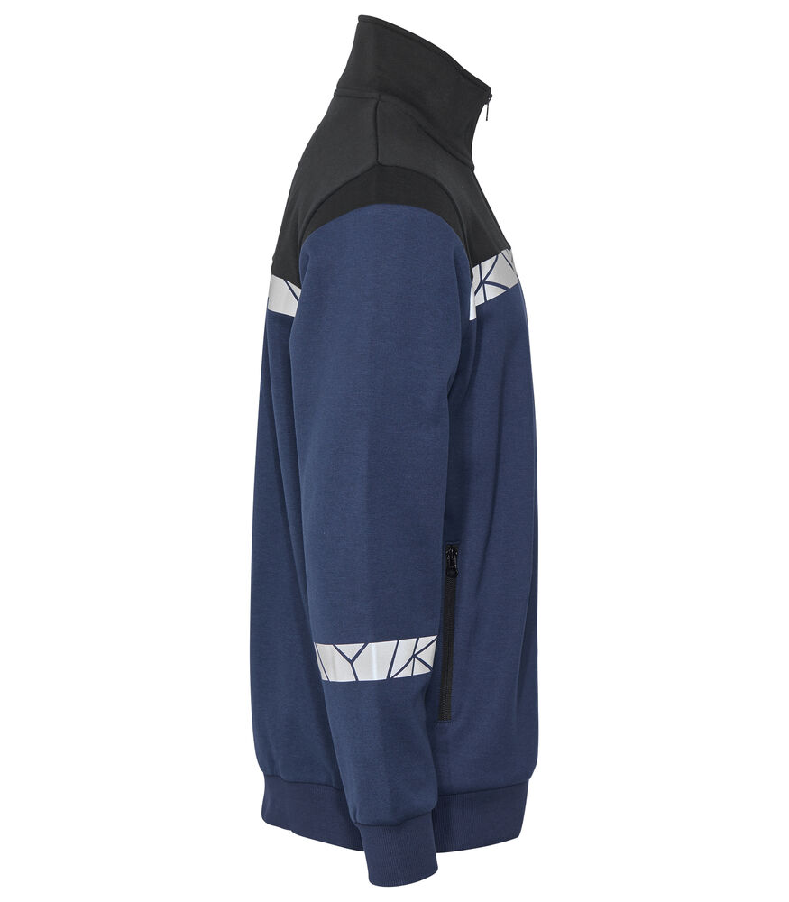 Projob 7103 SWEATSHIRT FULL ZIP
7103 SWEATSHIRT FULL ZIP 9910-VIZ - Navy/Black [5899] / XS