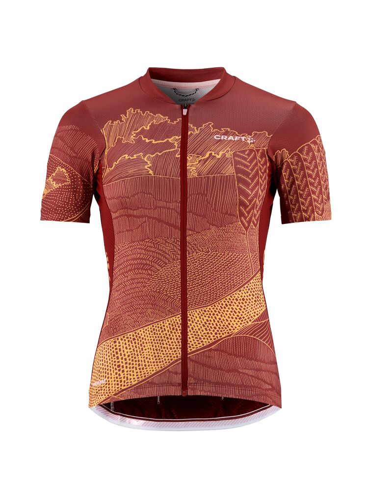 ADV Endur Graphic Jersey W från Craft i Rhubarb-sour