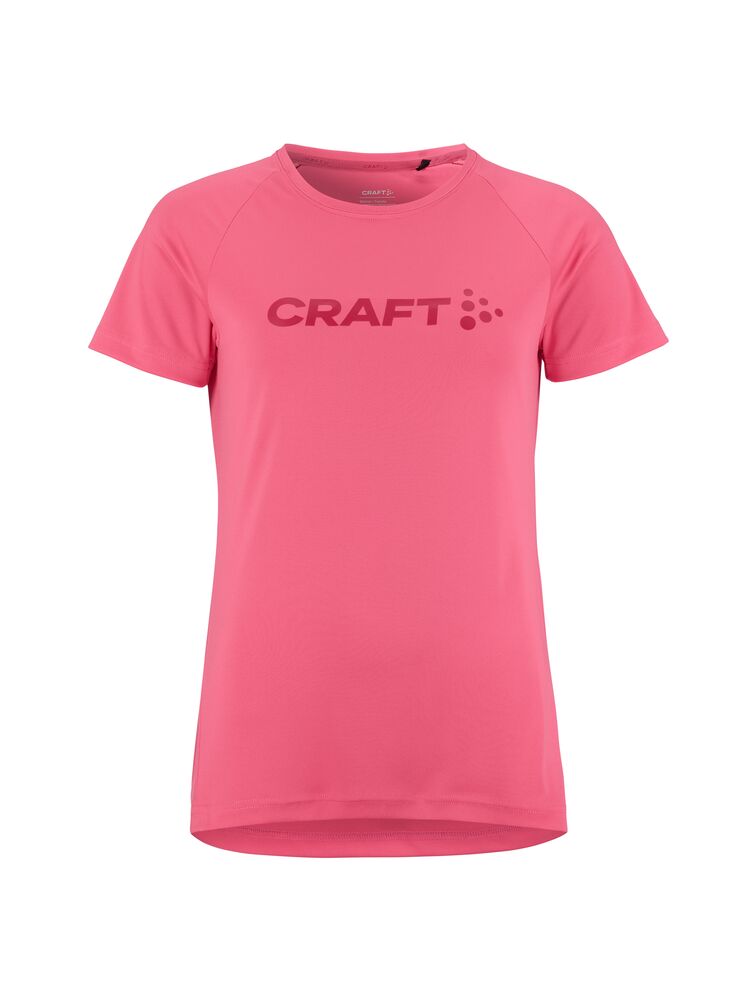 CORE Essence Logo Tee W från Craft i Fuchsia