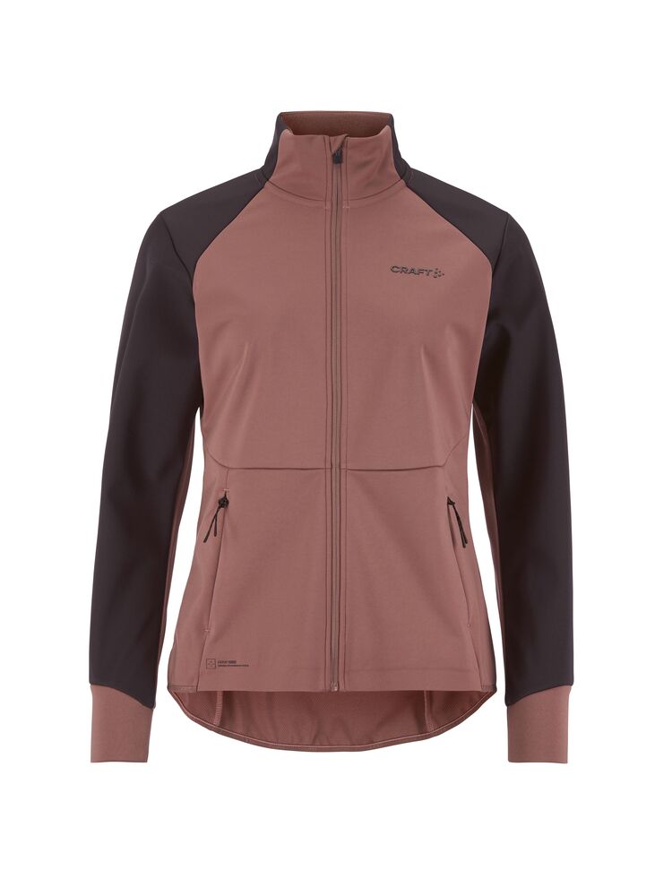 Core Essence Nordic Jacket W från Craft i Rose brown/Dk plum