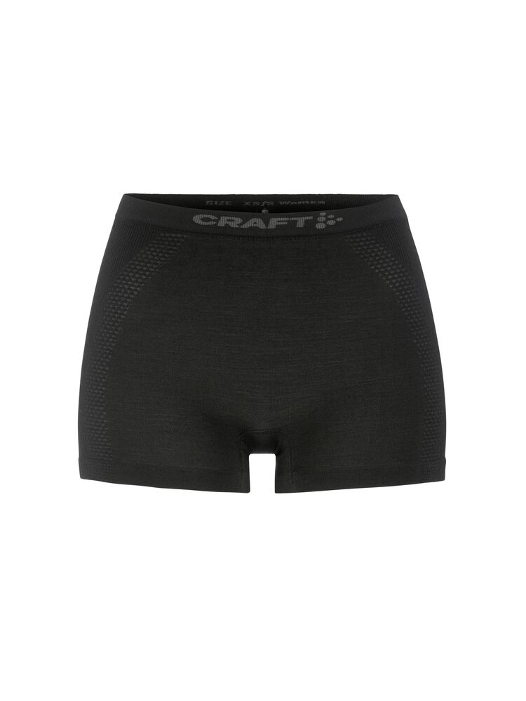 Craft Wool Seamless Boxer W - Black AW25 [999000] / M/L