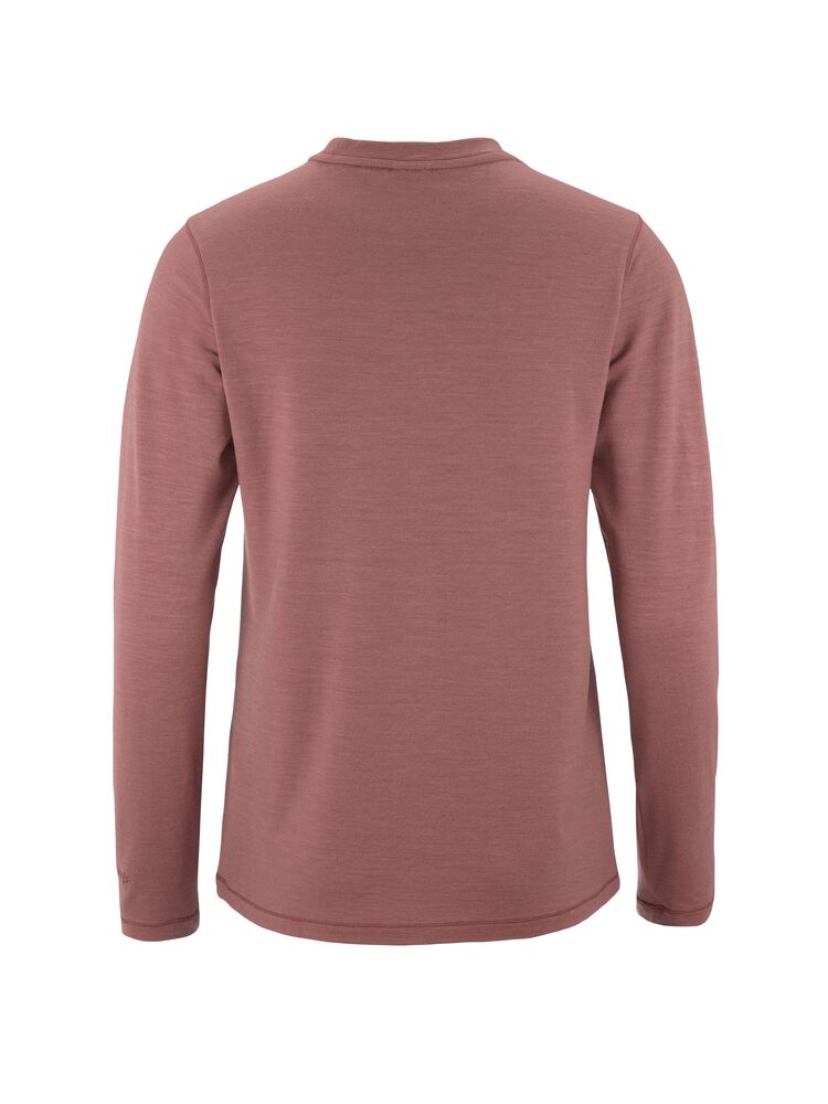 Craft Wool Jersey LS CN W - Rose Brown (retail) [473000] / XS