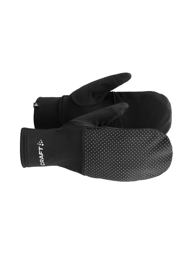 Craft Lumen Fleece Hybrid Glove 2 - Black AW25 [999000] / 10/L