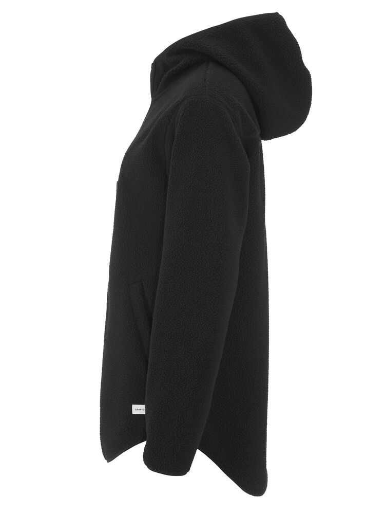 Craft Join Pile Fleece FZ Hood W - Black AW25 [999000] / XS