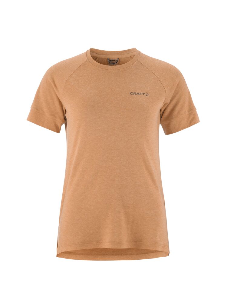 Wool SS Tee W från Craft i Syrup/Melange
