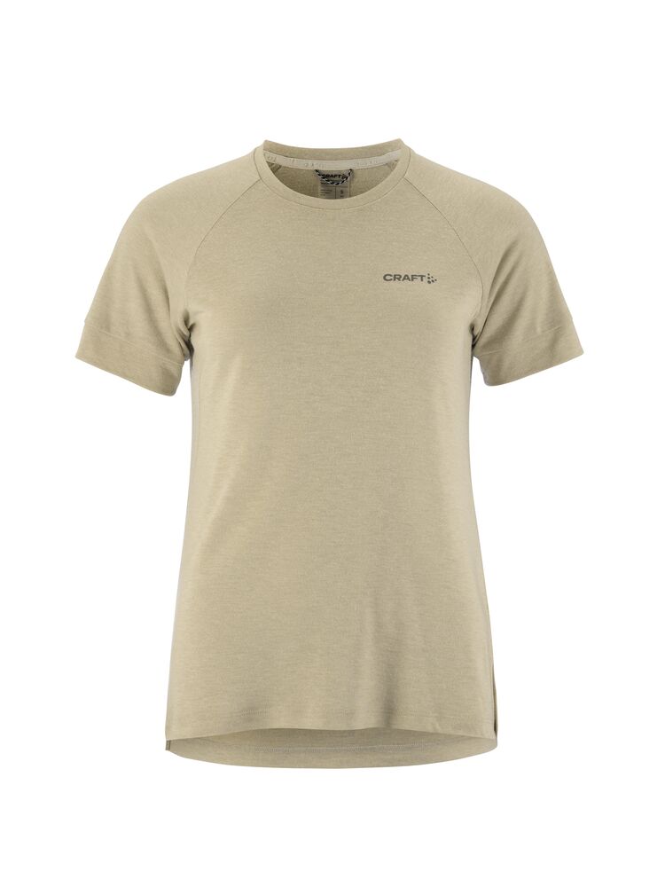 Wool SS Tee W från Craft i Hay/Melange