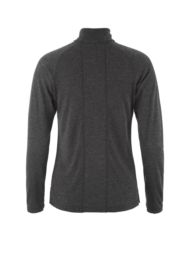Craft Wool LS Tee W - Black Melange [999200] / XS