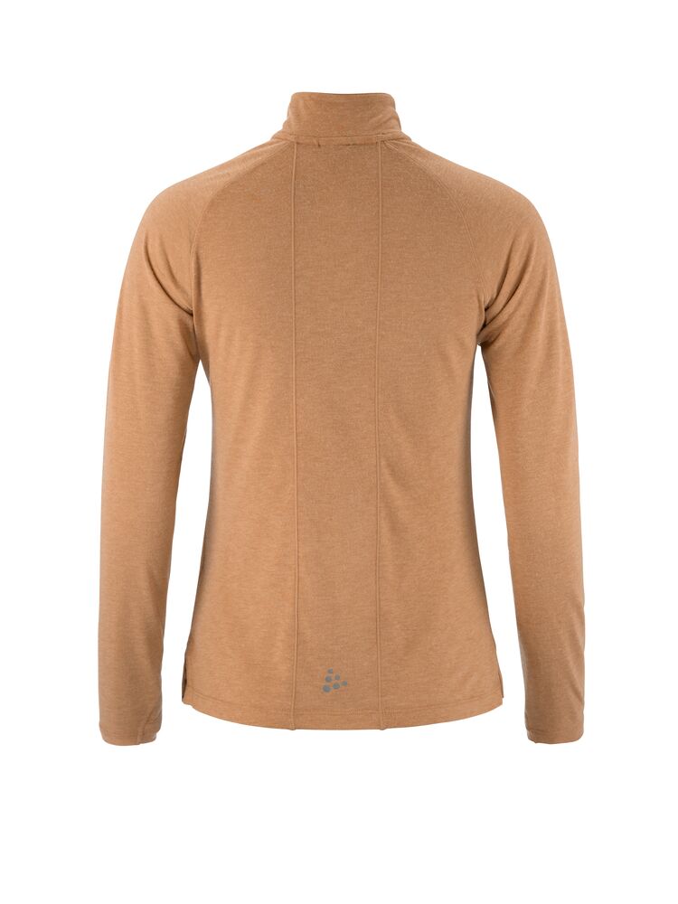 Craft Wool LS Tee W - Syrup/Melange (retail) [246200] / XS