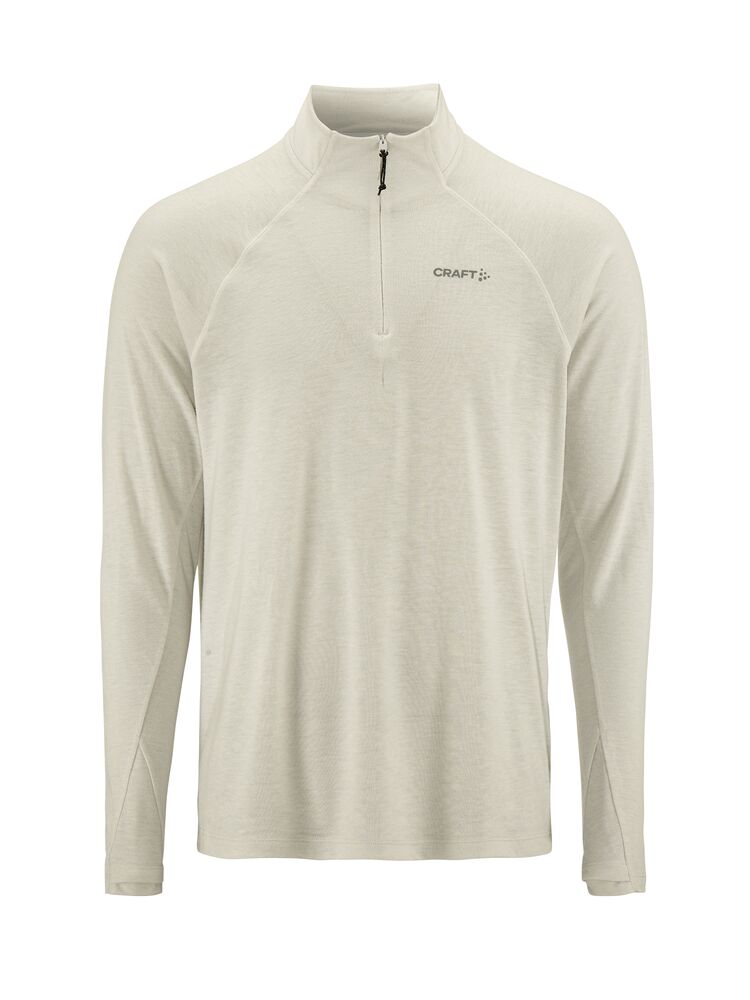 Wool LS Tee M från Craft i Cloud/Melange