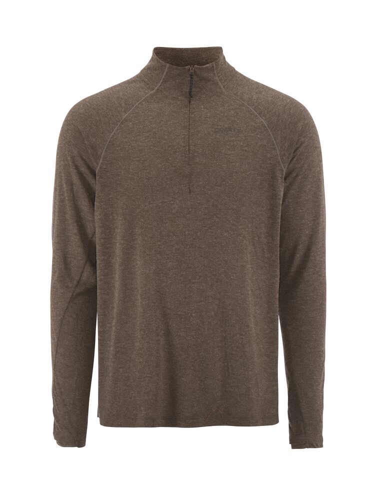 Craft Wool LS Tee M - Prune/Melange [286200] / XS