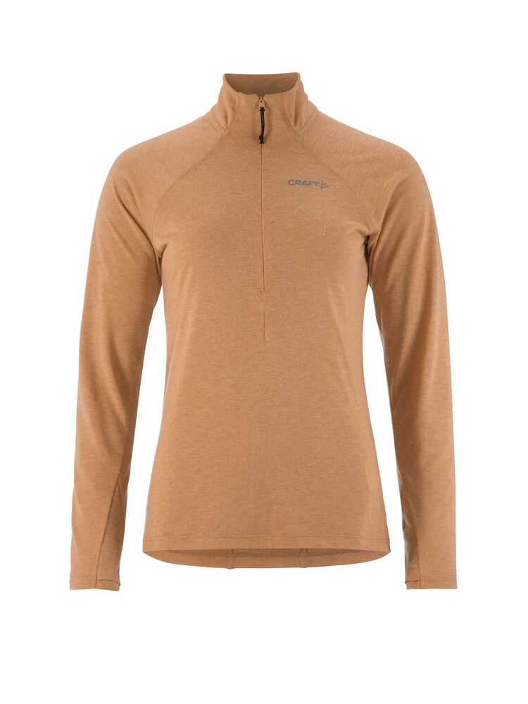 Craft Wool LS Tee W - Syrup/Melange (retail) [246200] / XS