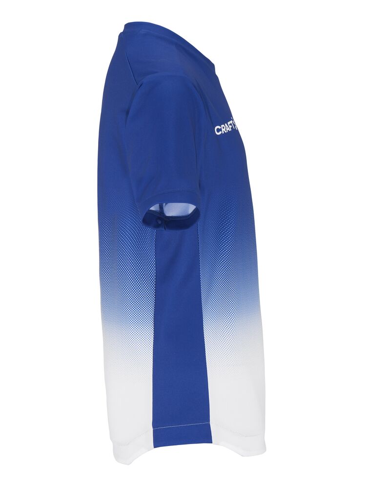 Craft Evolve 2.0 Structured Graphic Jersey Jr - CLUB COBOLT-WHITE [346900] / 122/128