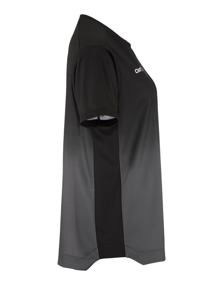 Craft Evolve 2.0 Structured Graphic Jersey W - BLACK-GRANITE [999985] / XS
