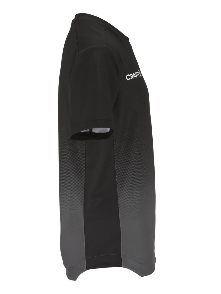 Craft Evolve 2.0 Structured Graphic Jersey Jr - BLACK-GRANITE [999985] / 122/128