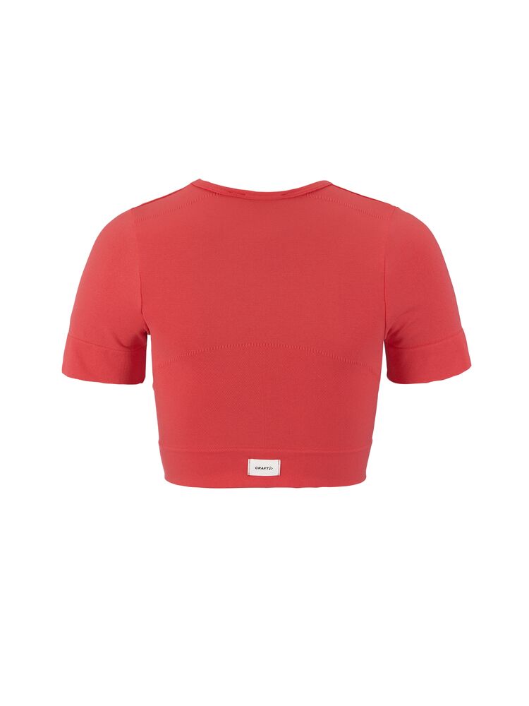 Craft Collective Seamless Cropped SS Top W - Poppy (retail) [452000] / L/XL