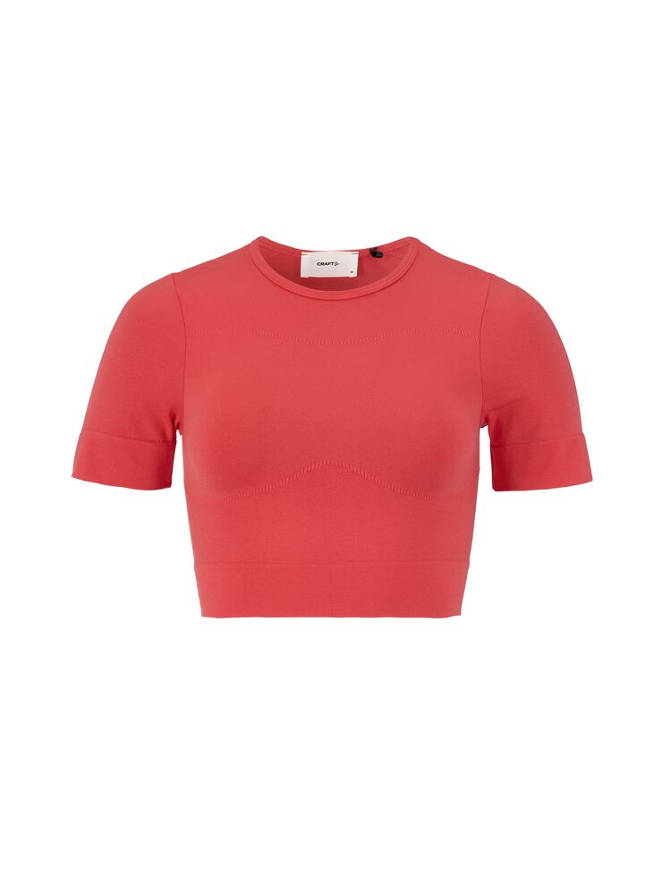 Craft Collective Seamless Cropped SS Top W - Poppy (retail) [452000] / L/XL
